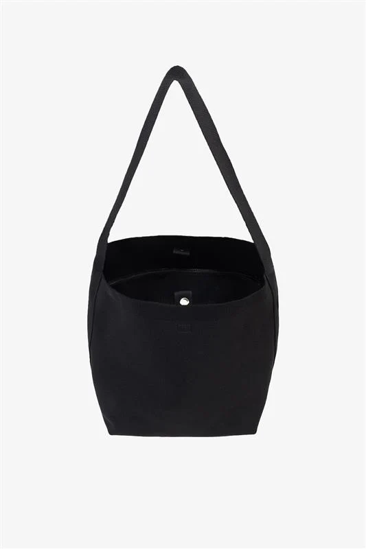 BOLSO BUCKET MARTA TIKA LISO NEGRO DE MUJER - Imagen 4