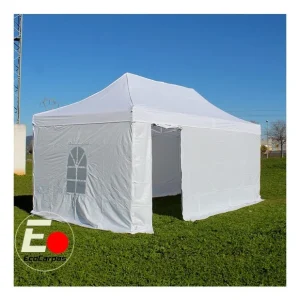 Carpa Plegable Básica 3×6 Con laterales Blanca