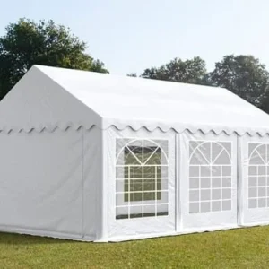 Carpa 3X6 ECO PVC 700 Blanca con ventanas en OFERTA