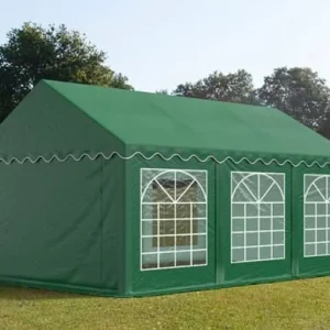 Carpa 3X6 ECO PVC 700 Verde con ventanas
