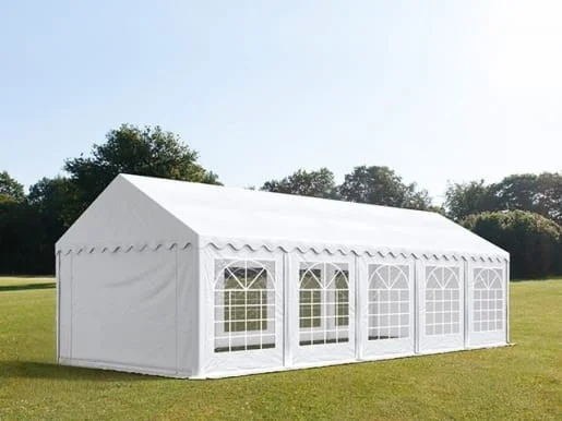 Carpa 3X10 ECO PVC 700 Blanca con ventanas - Imagen 2