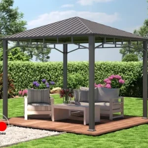 Cenador Hardtop Sunset Superior, 3x3m