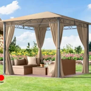 Cenador Rendezvous Premium, 3x3m, capuchino