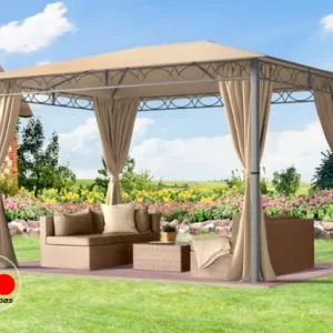 Cenador Rendezvous Premium, 3x4m, capuchino