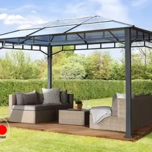 Cenador techo fijo Sunset Deluxe, 3x4m