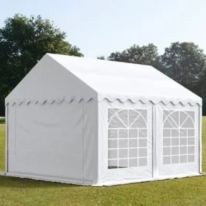 Carpa 3X4 ECO PVC 700 Blanca con ventanas
