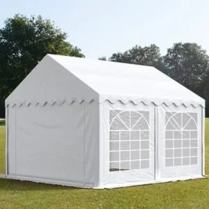 Carpa 3X5 ECO PVC 700 Blanca con ventanas