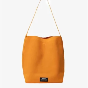 BOLSO BUCKET MARTA TIKA LISO NARANJA DE MUJER