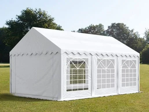 Carpa 4X6 ECO PVC 700 Blanca con ventanas