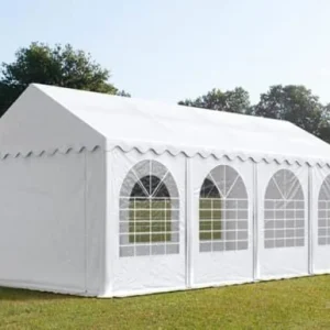 Carpa 4X8 MAX PVC 1400 2.6 IGNIFUGA Blanca con ventanas en OFERTA