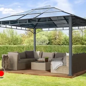 Cenador techo fijo Sunset Deluxe, 4x4m