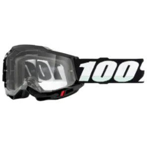 Goggle 100% accuri 2 negro lente transparente