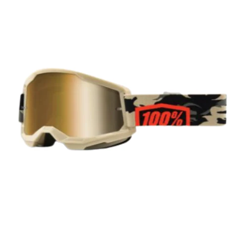 Goggle 100% kombat lente dorado
