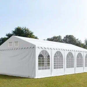 Carpa 5X10 MAX PVC 800 2.6 Blanca con ventanas