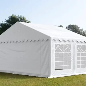 Carpa 5X5 ECO PVC 700 Blanca con ventanas