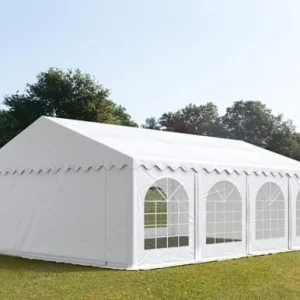 Carpa 5X8 PLUS PVC 750 IGNIFUGA Blanca con ventanas