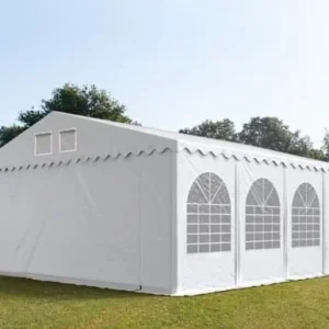 Carpa 8X8 MAX PVC 800 2.6 Blanca con ventanas
