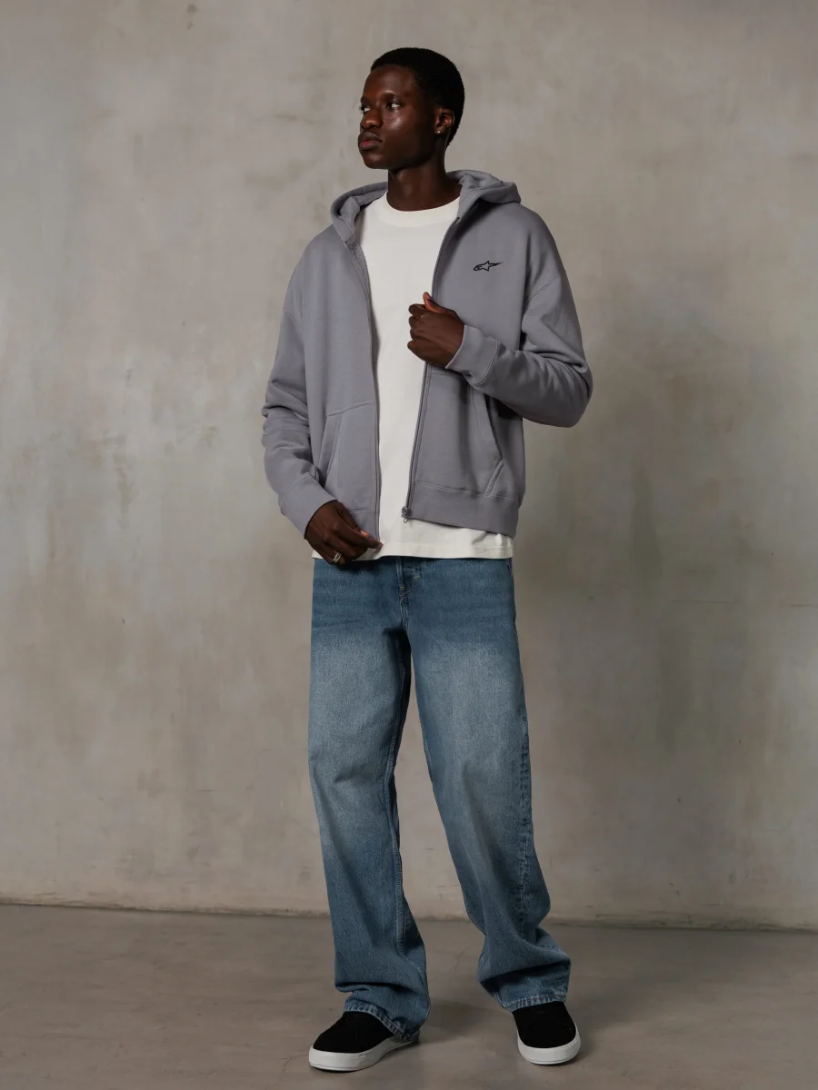 Sudadera Con Capucha Y Cremallera Essentials Ageless