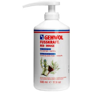Gehwol Fusskraft Red | Calor para Pies Fríos y Secos 500ml