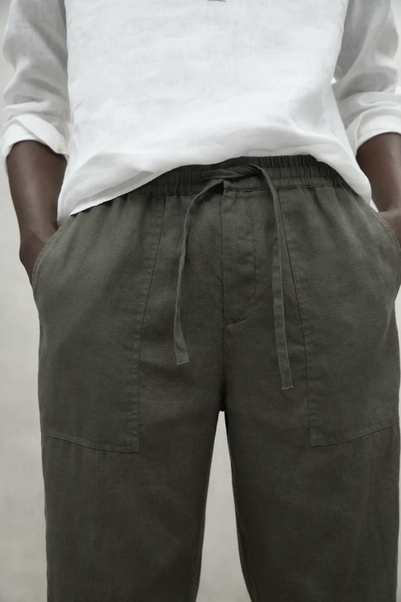 PANTALON ETHIC LINO KHAKI - Imagen 5
