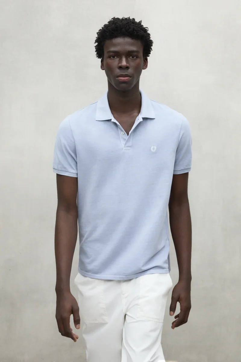 POLO PIQUÉ TEDAN AZUL CLARO - Imagen 4