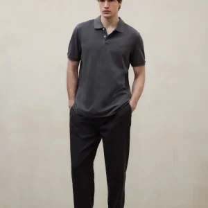 POLO PIQUÉ TEDAN GRIS OSCURO