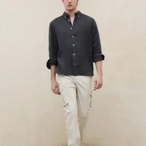 CAMISA MALIBU GRIS OSCURO