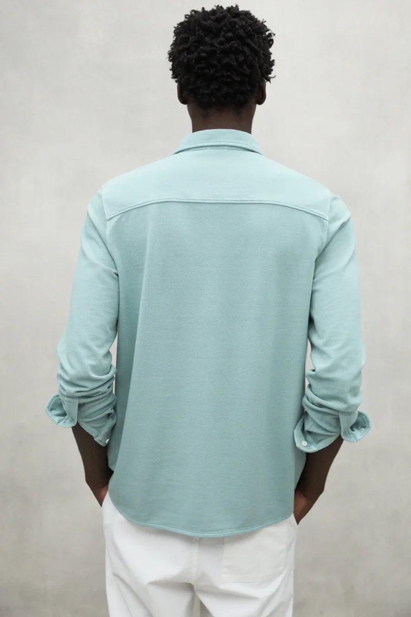 CAMISA POL PIQUE VERDE - Imagen 5