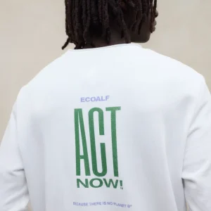 CAMISETA DE MANGA LARGA ACT BLANCA