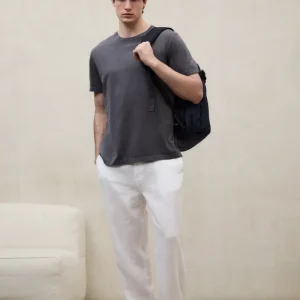 PANTALONES DE LINO ETHIWIN BLANCO