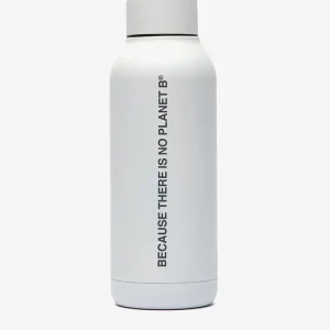 BOTELLA DE ACERO INOXIDABLE BRONSONALF 510ml BLANCA