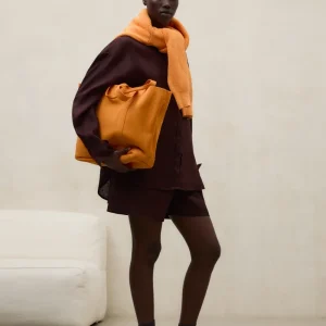 BOLSO SHOPPER MARTA TIKA LISO NARANJA DE MUJER