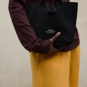 BOLSO SHOPPER MINI MARTA TIKA LISO NEGRO DE MUJER