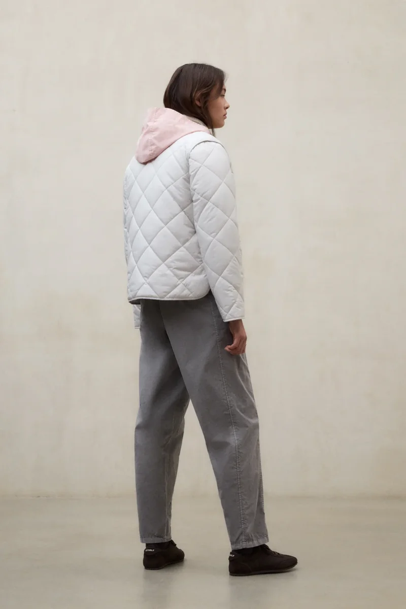 CHAQUETA MUSA RHOMB BLANCA - Imagen 3