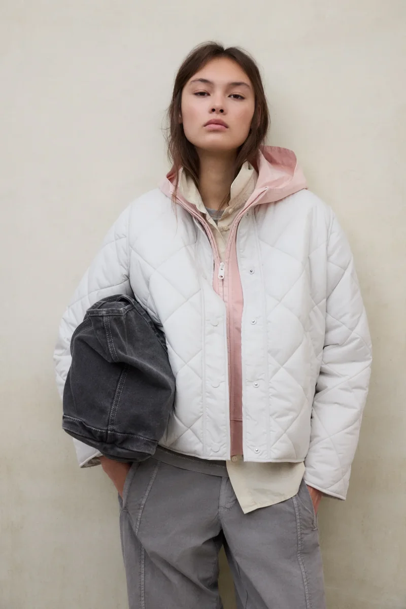 CHAQUETA MUSA RHOMB BLANCA - Imagen 4