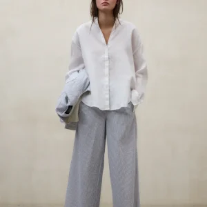 PANTALONES MOSS AZUL Y BLANCO