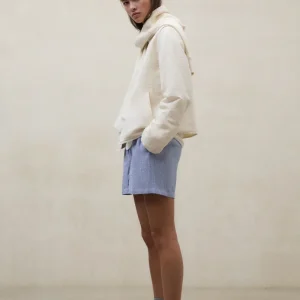 SHORTS ERAS A RAYAS AZULES