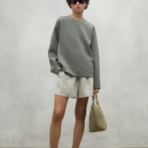 SHORTS DE LINO YERA BEIGE