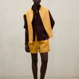 CAMISA MELANIA MARRÓN