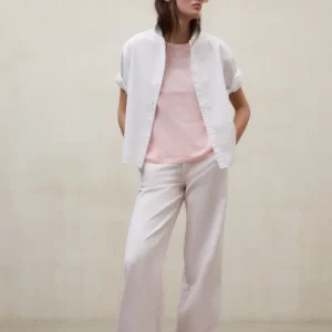 CAMISA MELANIA DE SEERSUCKER BLANCA