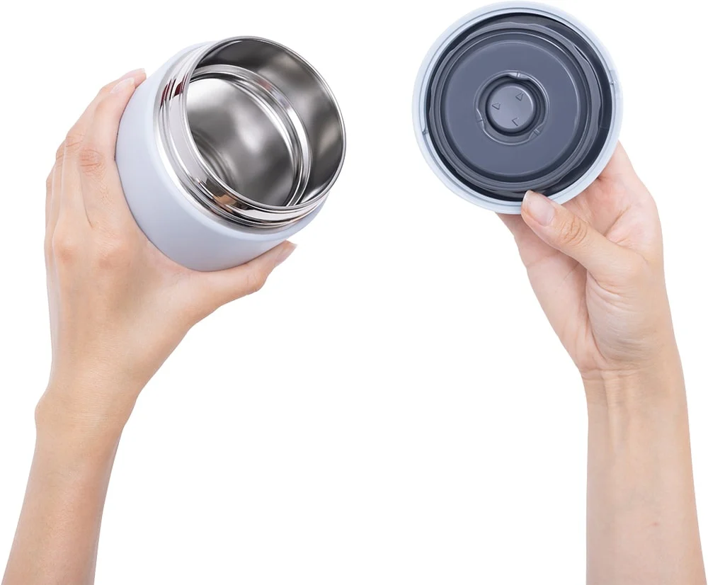 Tarros aislados de comida en acero inoxidable Zojirushi SW-KA40 Color Beige - Imagen 4