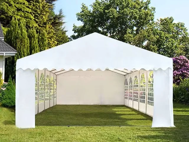 Carpa 5X12 PLUS PVC 750 Blanca con ventanas - Imagen 7